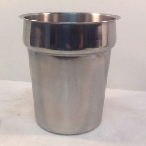 7&#034; round Stainless Steel Steam Table Pot