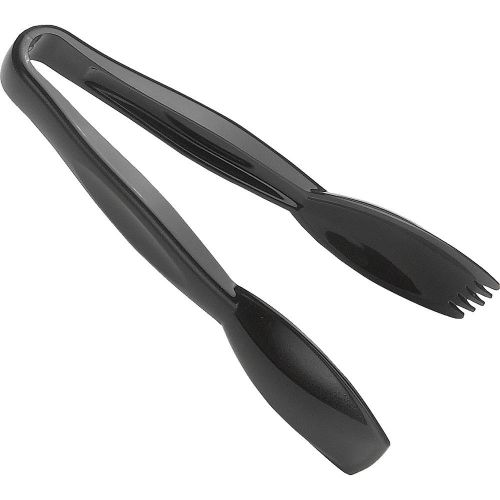 Cambro 6&#034; easy-grasp lugano tongs, 12pk black tgg6-110 for sale