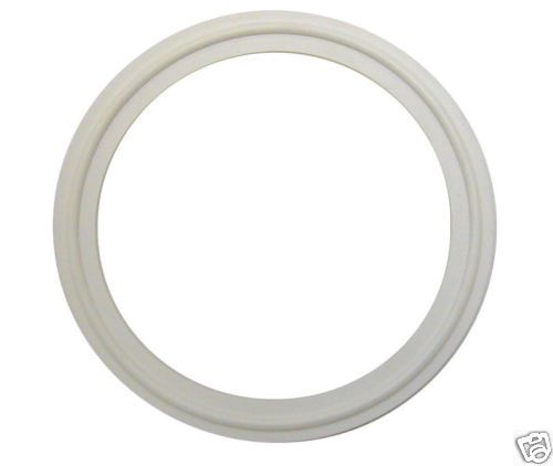 White buna tri clover sanitary gaskets 2 1/2&#034;  lot of 4 for sale