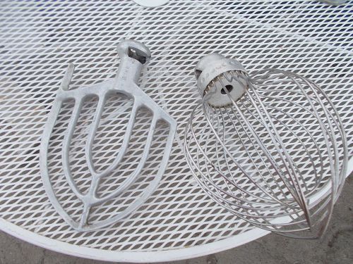 M1367 PADDLE BEATER &amp; M1369 WIRE WHIP for HOBART A200 20qt MIXER