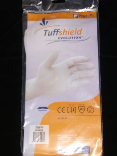 &#034;PERFECT FIT TUFF SHIELD EVLOUTION&#034; CUT RESISTANT GLOVES NIP SIZE 9