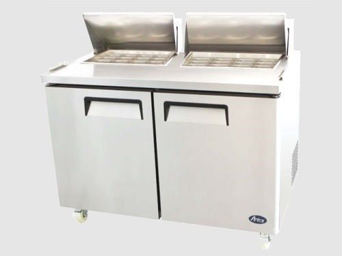 ATOSA STAINLESS 60&#034; 2 DOOR SANDWICH PREP MEGA TOP MSF8307 ,FREE SHIPPING !!!