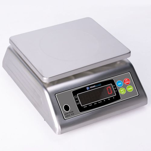 Prime USA Food Scale Table Top Wash Down Scale 60 lb Stainless Steel