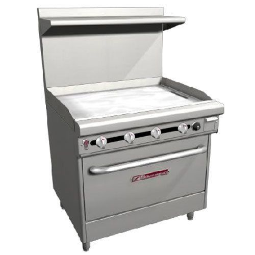 Southbend S36A-3T Range, 36&#034; Thermostatic Griddle (64,000 BTU), With 26&#034; Convect