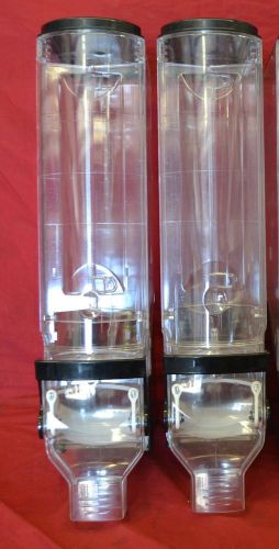 Lot of 2 radeus 624 gravity feed bulk food candy, coffee, nuts dispenser bins for sale