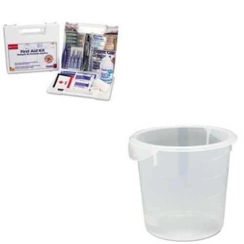 KITFAO223URCP572124CLE - Value Kit - Rubbermaid Clear Round Storage Container (R