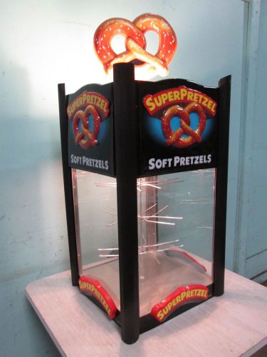 &#034; wisco &#034; lighted heated counter top  pretzel warming display  case/merchandiser for sale