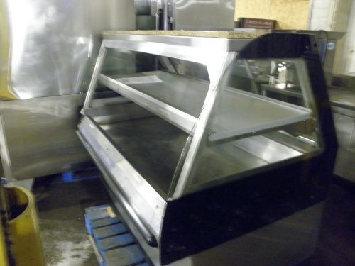 BKI TSWG-4 TWO SHELF 57&#034; SERVE HOT FOOD HEAT AND HOLD RETAIL DISPLAY CASE