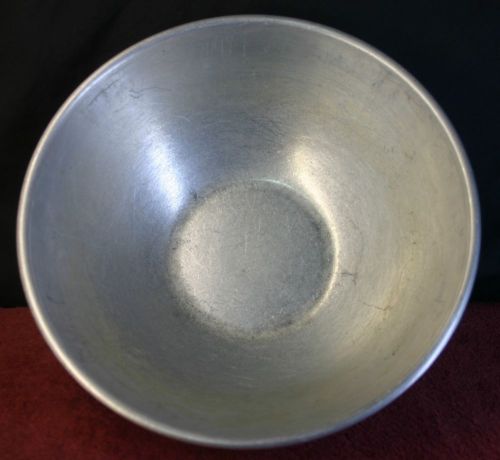 VINTAGE MID-CENTURY COMMERCIAL KITCHEN ALUMINUM MIXING BOWL VITA CRAFT # 625