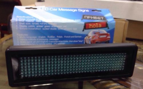 LED Car Message Signs