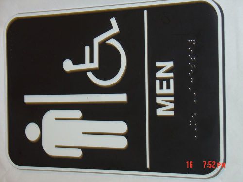 Restroom (Bathroom) Door / Wall Sign - For Men