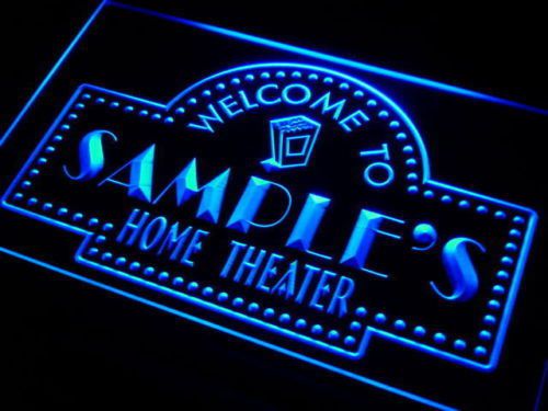 Personalized home theater custom indoor light sign decor cafe bar neon ph-tm for sale