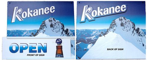 KOKANEE Beer Open and Closed Sign NEW