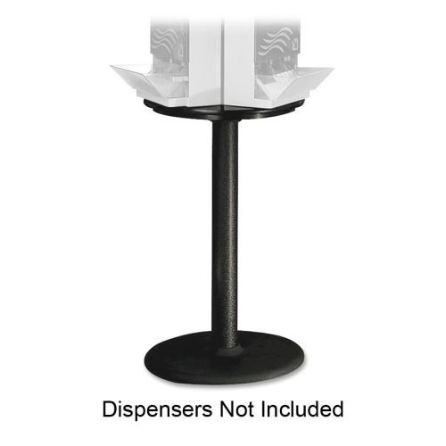 Smartstock cutlery dispenser, stand, 18-1/4 dia x 42h, black for sale