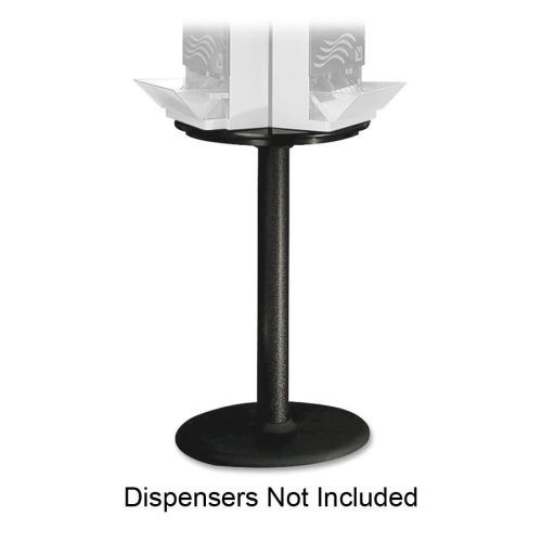 SmartStock Cutlery Dispenser, Stand, 18-1/4 dia x 42h, Black