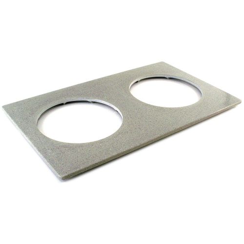 Gray 21.75” Tile Adapter Plate for 2 Round 8” Inch Pans 32927