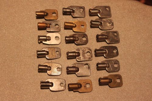 ace flex vending machine key chicago lock company lot of 18 unknown keys