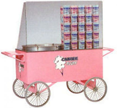 Cotton candy fairy floss machine maker 3118 candee fluff cart for sale