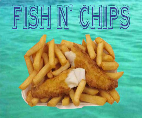 FISH &amp; CHIPS DECAL
