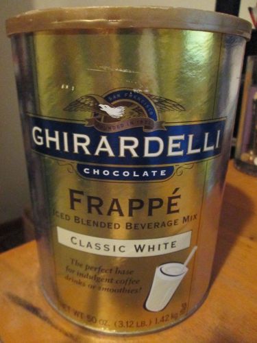 New Ghirardelli Chocolate Frappe Classic White coffee