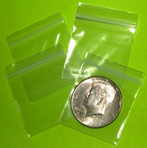 2000 Clear baggies 1.5 x 1.5&#034; Apple brand mini ziplock bags  1515
