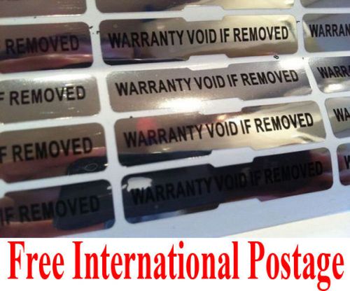 240 Warranty Void Stickers 45mm x 10mm Tamper Proof Security Seal label Free P&amp;P