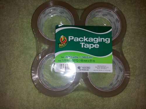 DUCK PACKAGING TAPE 4 PKS 400 YDS 1.88 IN X 100 YD