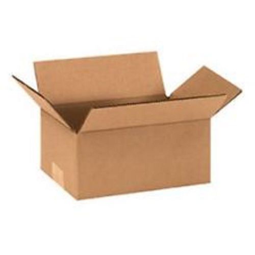 (Flat Pack of 25) 9 x 6 x 4&#034; Corrugated Boxes 200# Strength