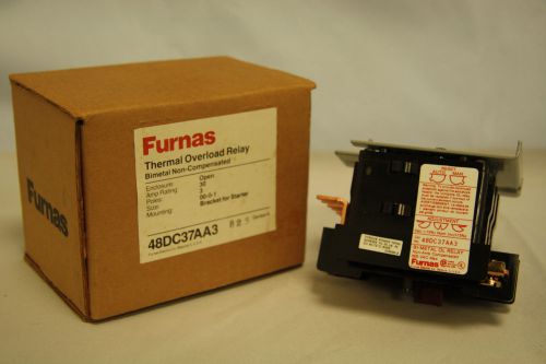 Furnas 48DC37AA3 Overload Relay 30 Amp 3 Pole Bracket for Starter 00-0-1 30A