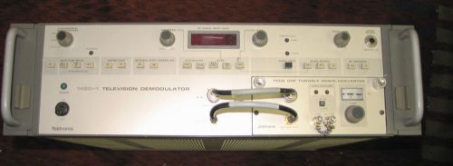 Tektronix 1450-1 ntsc television receiver with tdc-2 uhf downconverter for sale