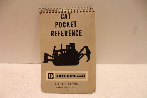 Caterpillar pocket reference 1979 8th edition metalworking machinist for sale