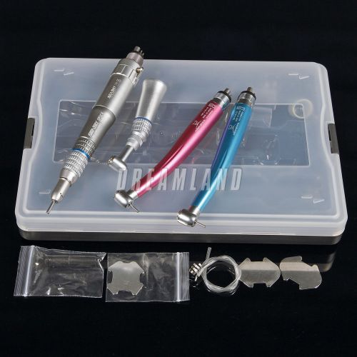 2* Dental High speed Handpiece 4 Hole + Inner Water Contra Angle Kit AEPT-4 USA3