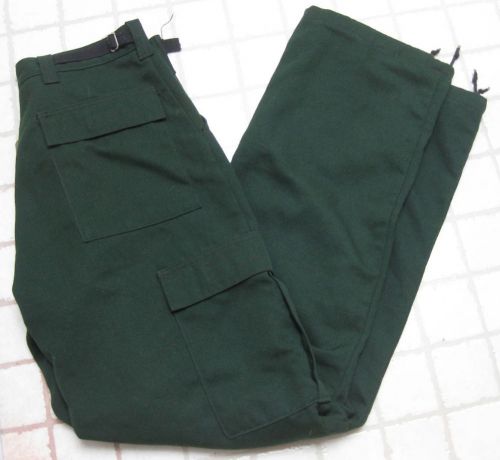 Wildland Fire Green Cargo Pants Flame Resistant Aramid FSS Men&#039;s 28-32 X 34