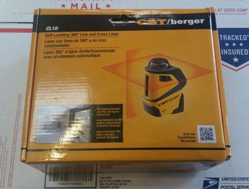 CST/berger Self Leveling 360-Degree Line and Cross Laser CL10 FAST FREE SHIPPING