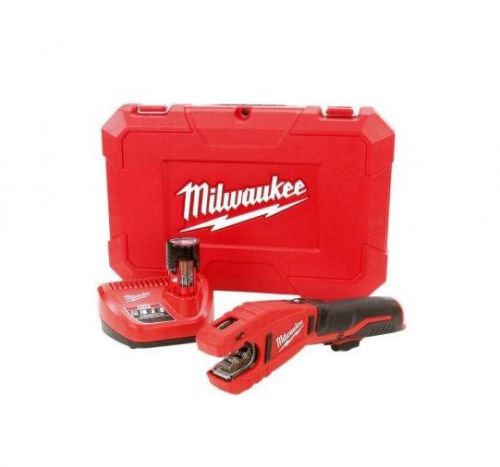Milwaukee m12 12-volt li-ion cordless copper tubing cutter kit 2471-21 for sale