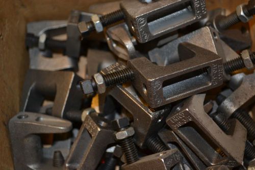 30 lot erico &#034;caddy&#034; beam clamps for threaded rod 310 3/8 max 4&#034;ip ul, fm listed for sale