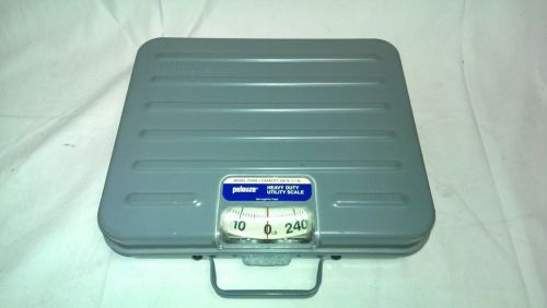 Pelouze p250s heavy duty utility scale with handle 250 lb. x 1 lb. working clean for sale