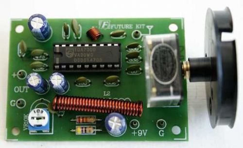 Basic FM Radio circuit Kit 88-108MHz TDA7000 [ Unassembled kit ]