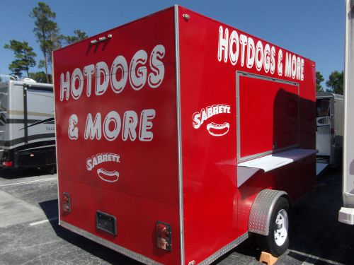 2007 concession food hot dog trailer- fl. licensed -equipted &amp; ready to make $$ for sale
