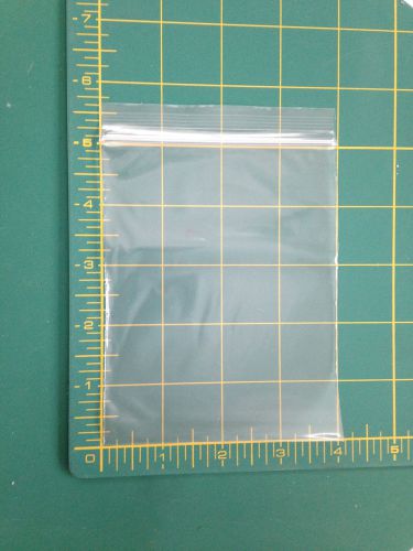 Reclosable 4x5 inch clear plastic zippy bags top zip 100 count zb1445 for sale