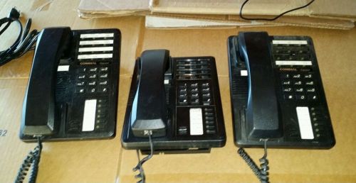 Lot of 3 Comdial Impact 8215S-FB (((Black)))