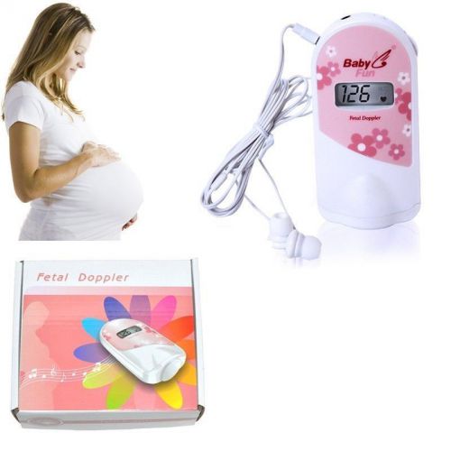 Newest 2.5 MHz Fetal Doppler Fetal Heart Monitor with LCD Color -Equipment