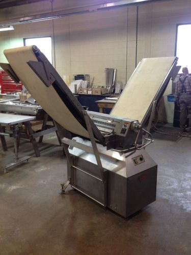 Moline machinery reversible bakery dough sheeter, model # 550-bmo 9331 for sale