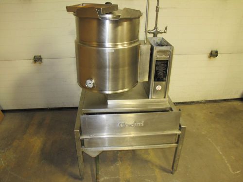 Cleveland steam jacketed kettle  ket-12t ket12t 12 gallon electric stand for sale