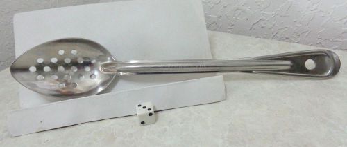 Vollrath 13&#034; perforated stainless steel serving spoon 6114 slotted restaurant for sale