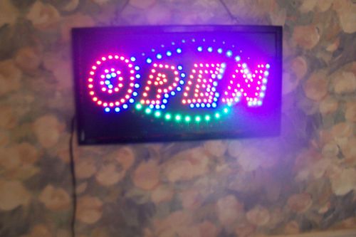 LED business open sign 23 5/8&#034; x 13&#034;