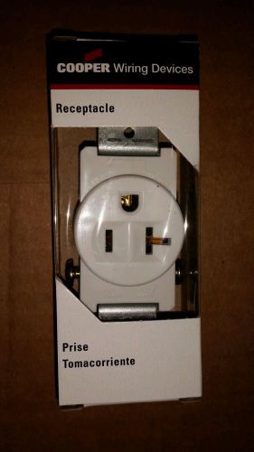 Cooper single outlet receptacle  20A-125V