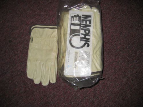 100 % leather work gloves 12 pairs size large