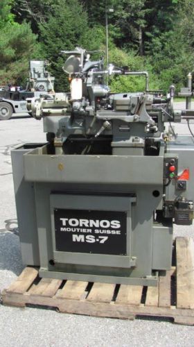 Tornos ms7 automatic swiss screw machine for sale