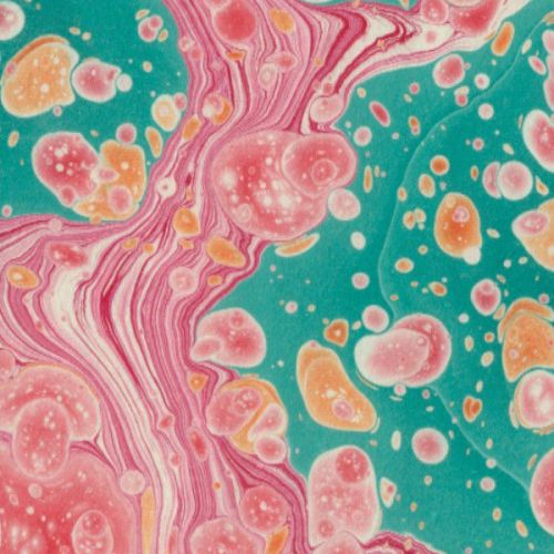 marbled paper for restoration marbling bookbinding Marmorpapier #4544